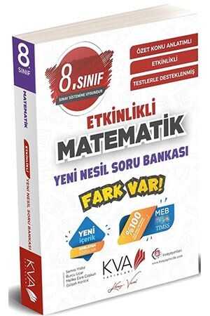 Koray Varol 8. Sınıf Matematik Yeni Nesil Etkinlikli Fark Var Soru Bankası Koray Varol Yayınları FIRSAT ÜRÜNLERİ