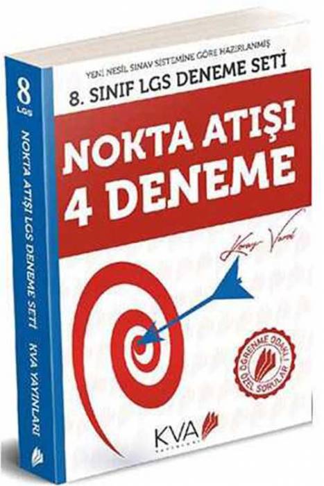 Koray Varol 8. Sınıf Nokta Atışı 4 Deneme Kitabı Koray Varol Yayınları