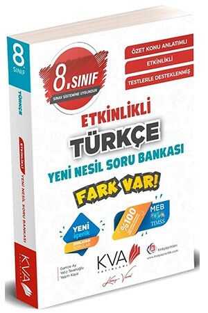 Koray Varol 8. Sınıf Türkçe Yeni Nesil Etkinlikli Fark Var Soru Bankası Koray Varol Yayınları FIRSAT ÜRÜNLERİ