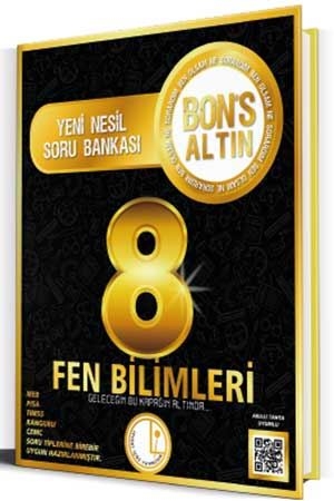 Levent İçöz LGS 8. Sınıf Bons Altın Fen Bilimleri Soru Bankası Levent İçöz Yayınları