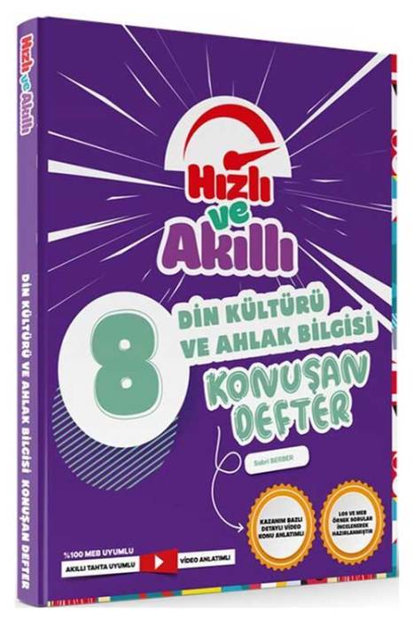 8. Sınıf LGS Din Kültürü ve Ahlak Bilgisi Hızlı ve Akıllı Defter Konuşturan Defter Tammat Yayınları