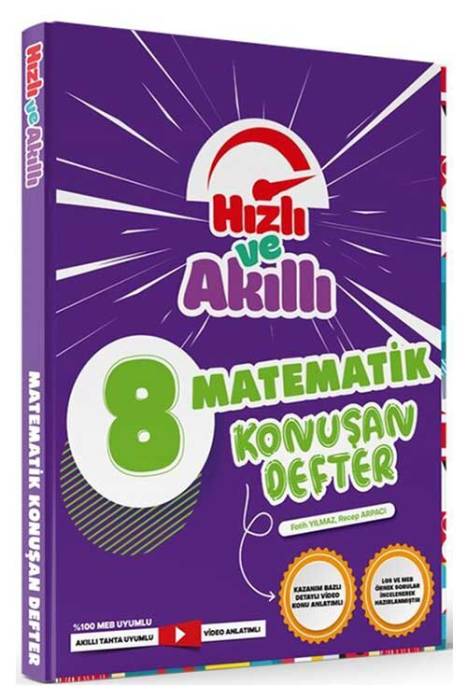 8. Sınıf LGS Matematik Hızlı ve Akıllı Defter Konuşturan Defter Tammat Yayınları