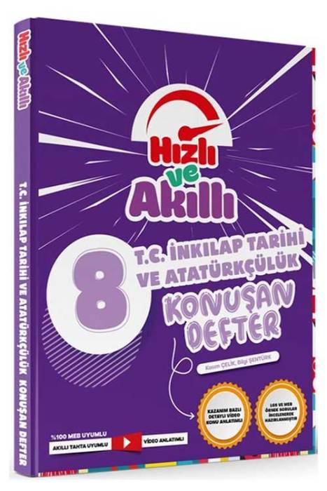 8. Sınıf LGS T.C. İnkılap Tarihi ve Atatürkçülük Hızlı ve Akıllı Defter Konuşturan Defter Tammat Yayınları