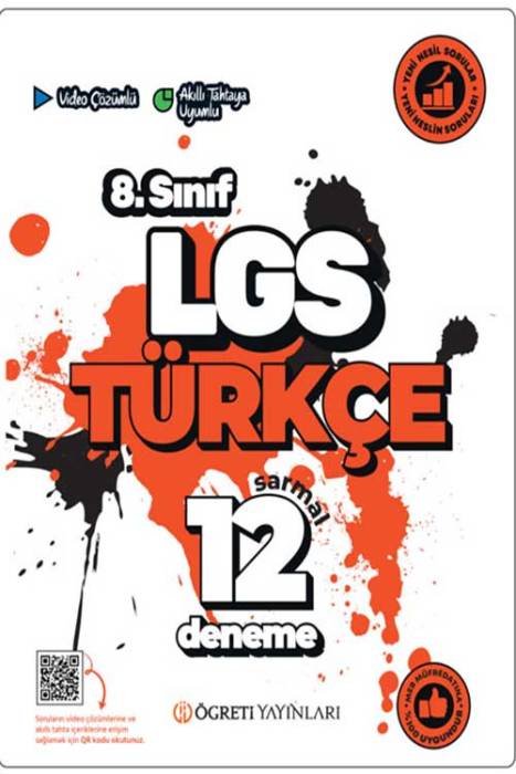 LGS 8.Sınıf Türkçe Sarmal 12 Deneme Pegem Akademi Yayınları