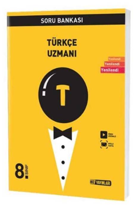 8. Sınıf Türkçe Uzmanı Soru Bankası Hız Yayınları