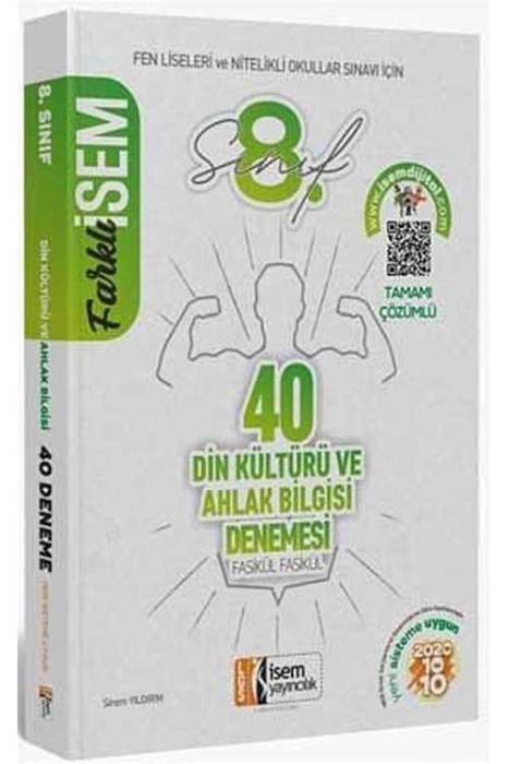 LGS Din Kültürü ve Ahlak Bilgisi 40 Sarmal Deneme İsem Yayıncılık