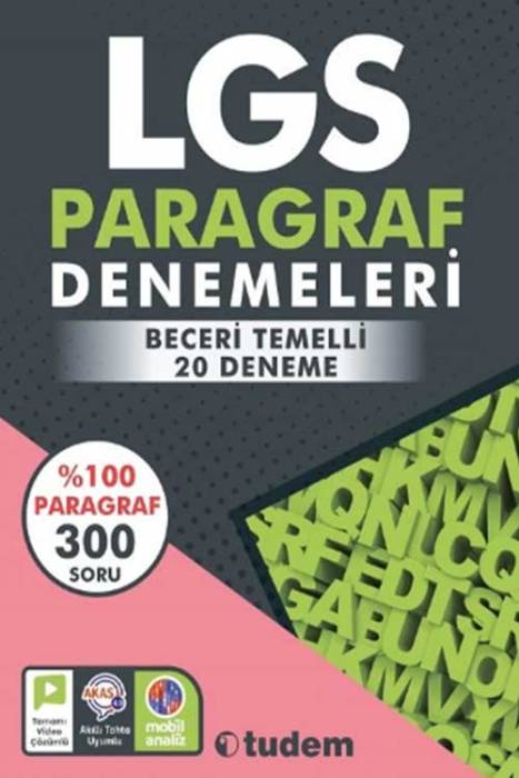 LGS Paragraf 20 Deneme Tudem Yayınları