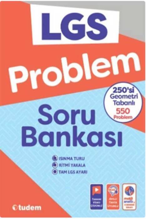 LGS Problemler Soru Bankası Tudem Yayınları