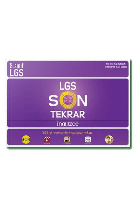 LGS Son Tekrar İngilizce Tonguç Akademi Yayınları