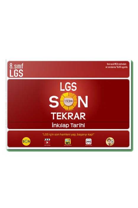 LGS Son Tekrar İnkılap Tarihi Tonguç Akademi Yayınları