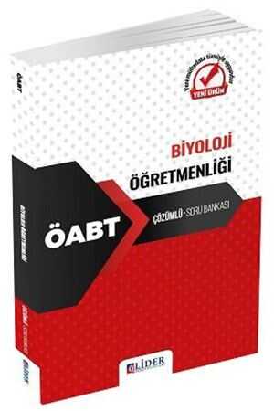 Lider 2022 ÖABT Biyoloji Öğretmenliği Soru Bankası Çözümlü Lider Yayınları