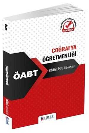 Lider 2022 ÖABT Coğrafya Öğretmenliği Soru Bankası Çözümlü Lider Yayınları