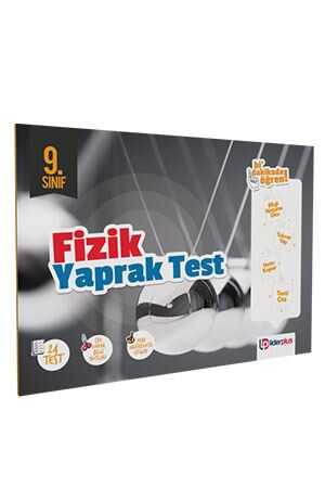 Lider 9. Sınıf Fizik Yaprak Test Lider Plus Yayınları