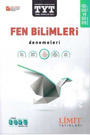 Limit 2021 TYT Fen Bilimleri Kronometre 20x20 Denemeleri Limit Yayınları