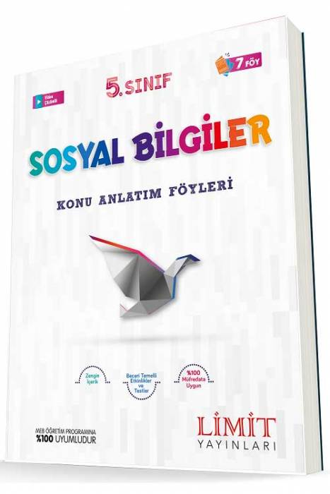 Limit 5. Sınıf Sosyal Bilgiler Konu Anlatım Föyleri 7 Föy Limit Yayınları