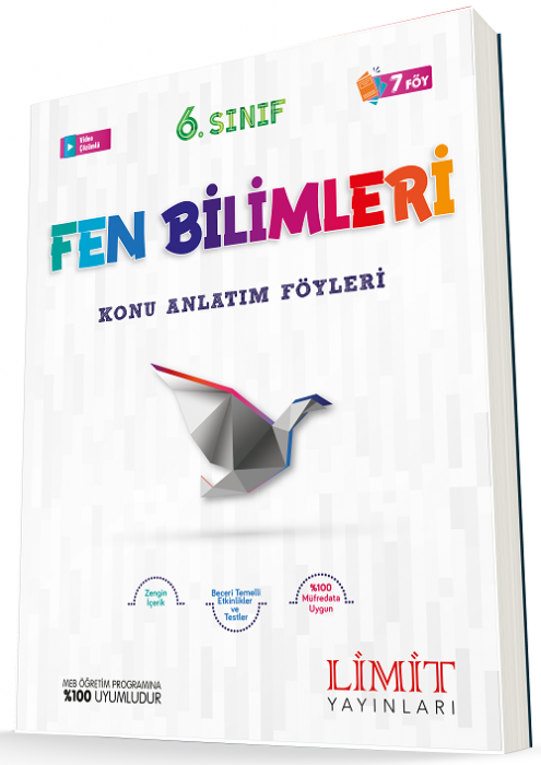 Limit 6. Sınıf Fen Bilimleri Konu Anlatım Föyleri 7 Föy Limit Yayınları