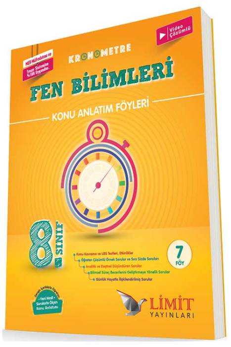 Limit 8. Sınıf Fen Bilimleri Kronometre Konu Anlatım Föyleri Limit Yayınları