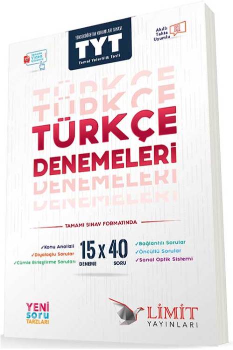 Limit TYT Kronometre Türkçe Denemeleri 15x40 Limit Yayınları