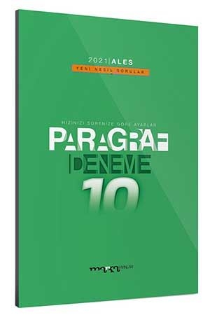 Marka 2021 ALES Paragraf Yeni Nesil 10 Deneme Marka Yayınları