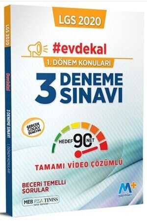 Martı Okul 8. Sınıf LGS 1. Dönem 3 Deneme Sınavı Martı Okul Yayınları