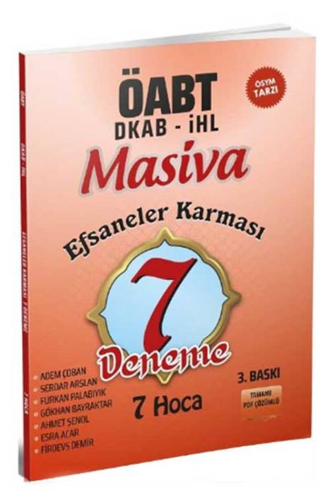 ÖABT Din Kültürü Efsaneler Karması 7 Hoca 7 Deneme Masiva Yayınları