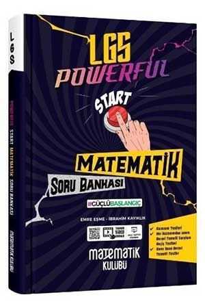 Matematik Kulübü 8 .Sınıf LGS Powerful Start Matematik Soru Bankası Matematik Kulübü Yayınları