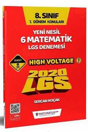 Matematus 2020 8. Sınıf LGS 1. Dönem Yeni Nesil Matematik 6 Deneme Matematus Yayınları