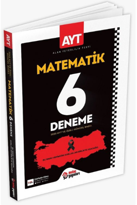 2023 YKS AYT Matematik 6 Deneme Video Çözümlü Metin Yayınları