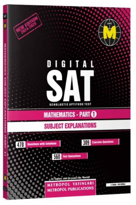 Metropol SAT Mathematics Subject Explanations and Sample Questions Metropol Yayınları