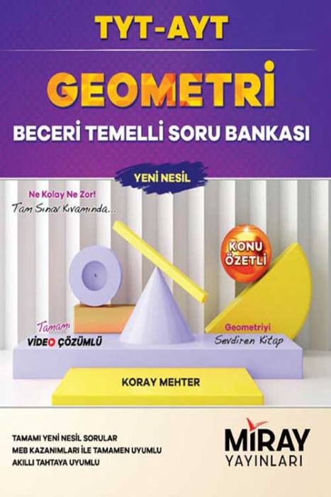 Miray TYT AYT Geometri Beceri Temelli Soru Bankası Miray Yayınları