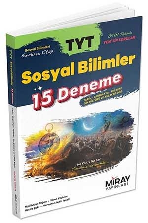 Miray TYT Sosyal Bilimler 15 Deneme Miray Yayınları