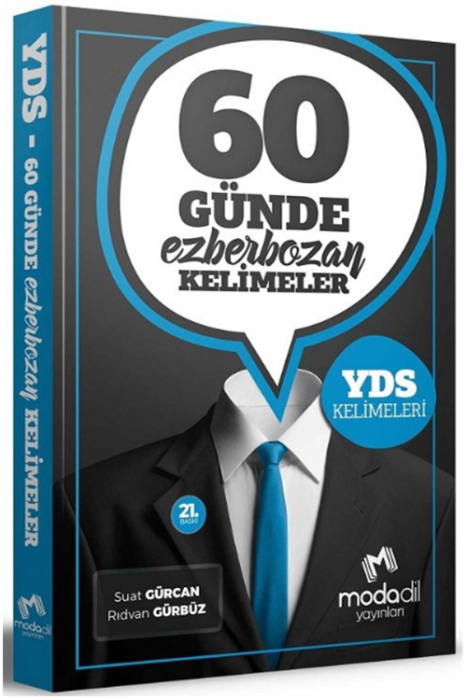 YDS 60 Günde Ezberbozan Kelimeler YDS Kelimeleri Modadil Yayınları