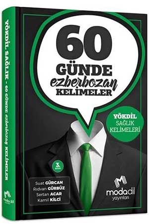 Modadil Yayınları YÖKDİL Sağlık 60 Günde Ezber Bozan Kelimeler