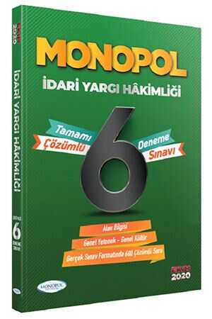 Monopol İdari Yargı Hakimliği Çözümlü 6 Deneme Sınavı Monopol Yayınları