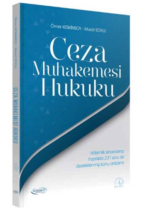 Monopol Adli İdari Hakimlik Ceza Muhakemesi Hukuku 4.Baskı Konu Anlatımı Monopol Yayınları