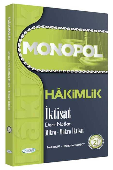 İdari Hakimlik İktisat Ders Notları Monopol Yayınları