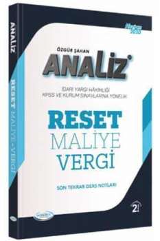 Monopol KPSS A Grubu Analiz Reset Maliye Son Tekrar Ders Notları 2. Baskı Monopol Yayınları - Thumbnail