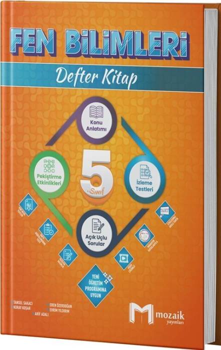 Mozaik Yayınları 5. Sınıf Fen Bilimleri Defter Kitap