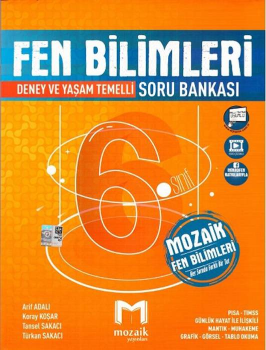 Mozaik 6. Sınıf Fen Bilimleri Soru Bankası Mozaik Yayınları