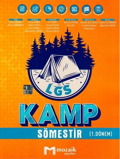 Mozaik 8. Sınıf LGS Kamp Sömestır 1. Dönem Mozaik Yayınları