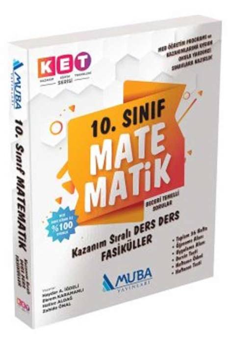 Muba 10. Sınıf Matematik Defter ve Kitap KET Serisi Muba Yayınları