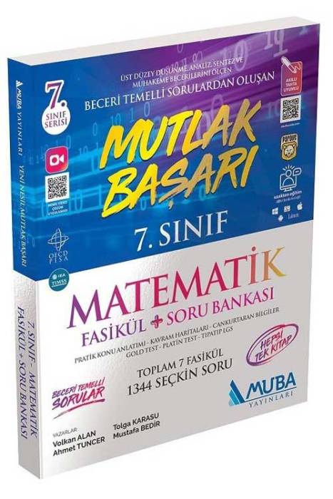 Muba 7. Sınıf Matematik Mutlak Başarı Fasikül+Soru Bankası Muba Yayınları