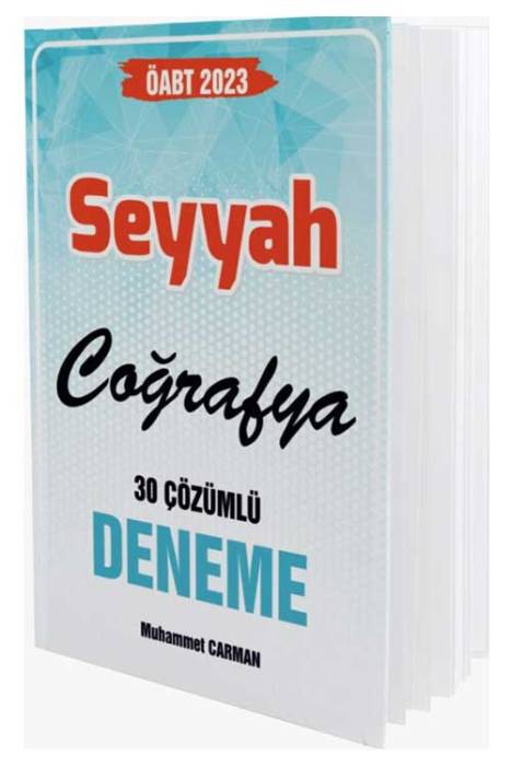 2023 ÖABT Coğrafya Öğretmenliği Seyyah 30 Deneme Çözümlü Muhammet Carman