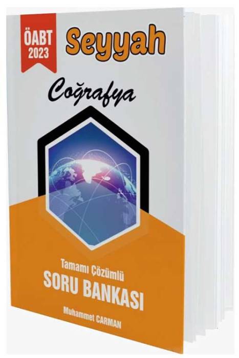 2023 ÖABT Coğrafya Öğretmenliği Seyyah Soru Bankası Çözümlü Muhammet Carman