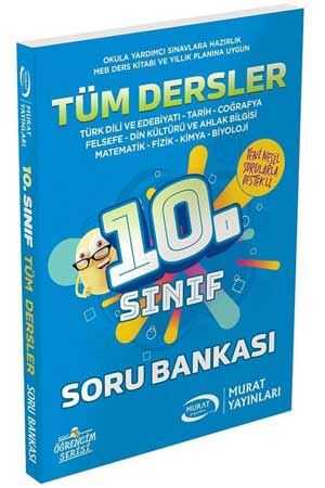 Murat 10. Sınıf Tüm Dersler Soru Bankası Murat Yayınları