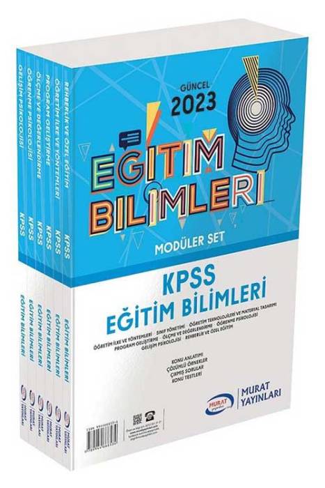 Murat 2023 KPSS Eğitim Bilimleri Konu Anlatımlı Modüler Set Murat Yayınları