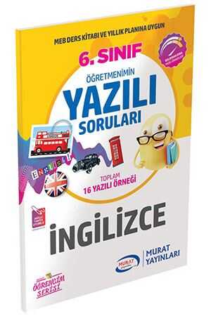 Murat 6. Sınıf İngilizce Öğretmenimin Yazılı Soruları - 3435 Murat Yayınları