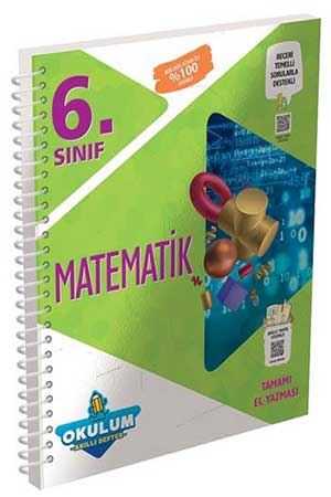 Murat 6. Sınıf Matematik Okulum Akıllı Defteri Murat Yayınları