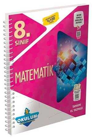 Murat 8. Sınıf Matematik Okulum Akıllı Defteri Murat Yayınları