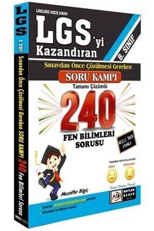 Mutlak Değer 8. Sınıf LGS yi Kazandıran 240 Fen Bilimleri Sorusu Mutlak Değer Yayınları